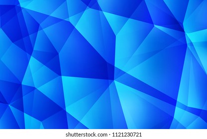 Light BLUE vector gradient triangles texture. Shining polygonal illustration, which consist of triangles. A new texture for your web site.