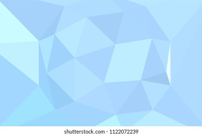 Light BLUE vector gradient triangles pattern. Modern abstract illustration with triangles. Triangular pattern for your design.