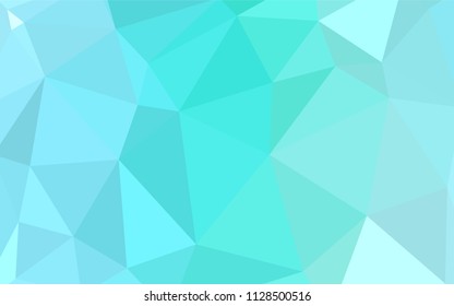 Light BLUE vector gradient triangles template. Colorful illustration in abstract style with triangles. Brand new style for your business design.