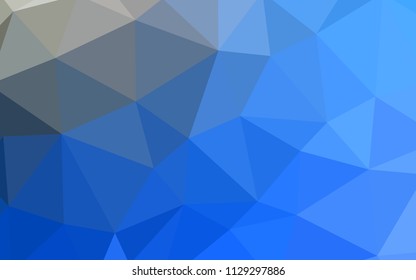 Light BLUE vector gradient triangles pattern. Modern abstract illustration with triangles. Brand new design for your business.