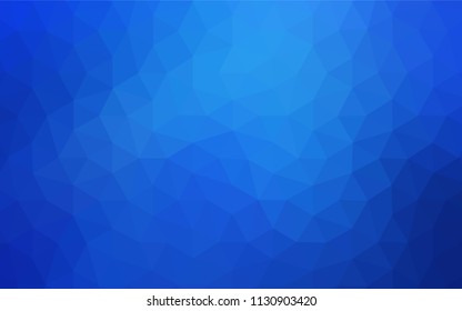 Light BLUE vector gradient triangles texture. Elegant bright polygonal illustration with gradient. Textured pattern for your backgrounds.