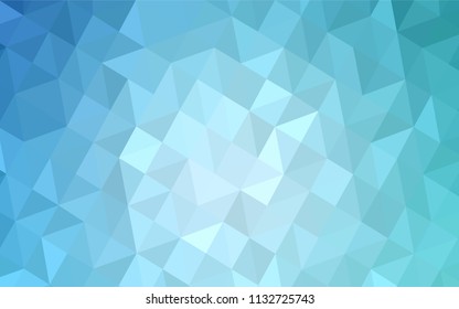 Light BLUE vector gradient triangles pattern. Polygonal abstract illustration with gradient. Pattern for a brand book's backdrop.