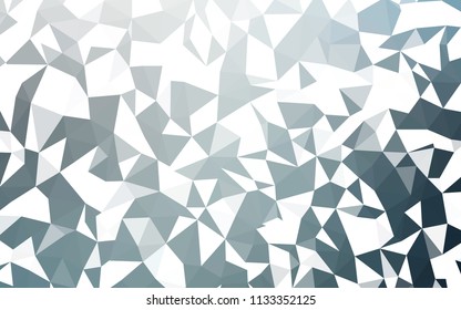Light BLUE vector gradient triangles pattern. Creative geometric illustration in Origami style with gradient. Textured pattern for your backgrounds.