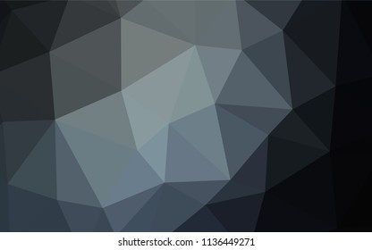 Light BLUE vector gradient triangles pattern. Colorful abstract illustration with triangles. Pattern for a brand book's backdrop.
