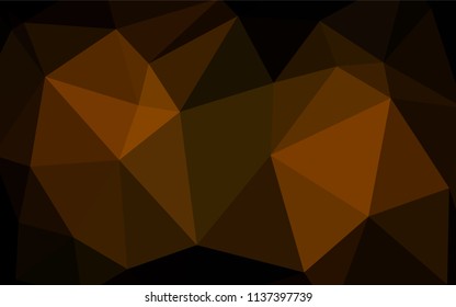 Light BLUE vector gradient triangles template. Polygonal abstract illustration with gradient. Triangular pattern for your design.