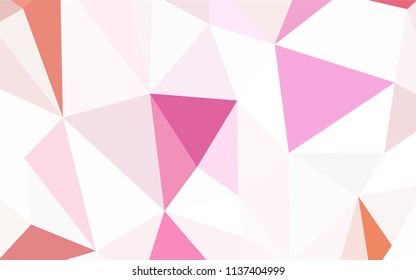 Light BLUE vector gradient triangles texture. Geometric illustration in Origami style with gradient.  New template for your brand book.