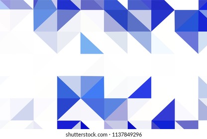 Light BLUE vector gradient triangles pattern. Elegant bright polygonal illustration with gradient. Brand new design for your business.