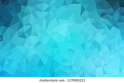 Light BLUE vector gradient triangles texture. Colorful abstract illustration with triangles. A new texture for your web site.