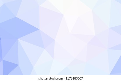 Light BLUE vector gradient triangles texture. Colorful illustration in abstract style with triangles. Brand new design for your business.