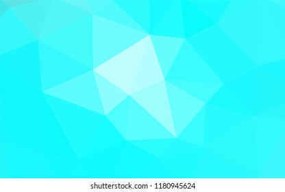 Light BLUE vector gradient triangles pattern. Colorful illustration in polygonal style with gradient. New template for your brand book.