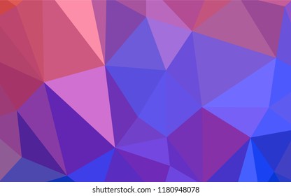 Light BLUE vector gradient triangles texture. A sample with polygonal shapes. Polygonal design for your web site.