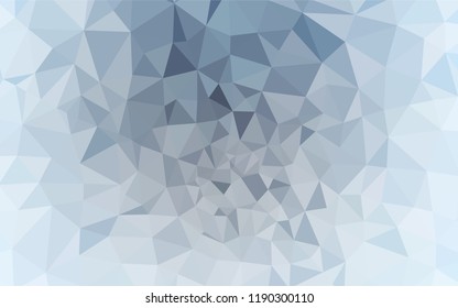 Light BLUE vector gradient triangles pattern. Geometric illustration in Origami style with gradient.  Template for cell phone's backgrounds.