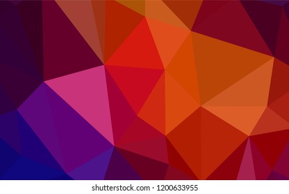 Light BLUE vector gradient triangles texture. Geometric illustration in Origami style with gradient.  Textured pattern for your backgrounds.
