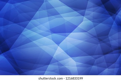 Light BLUE vector gradient triangles texture. Colorful illustration in abstract style with triangles. New template for your brand book.