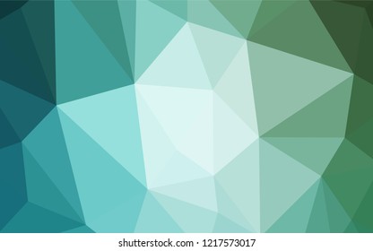 Light BLUE vector gradient triangles texture. Shining colorful illustration with triangles. Triangular pattern for your design.
