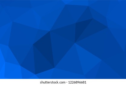 Light BLUE vector gradient triangles texture. Creative geometric illustration in Origami style with gradient. Template for cell phone's backgrounds.