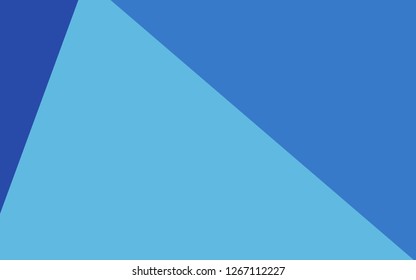 Light BLUE vector gradient triangles template. Colorful illustration in abstract style with triangles. Template for cell phone's backgrounds.