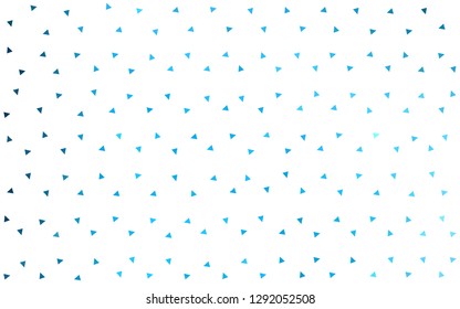 Light BLUE vector  gradient triangles template. Shining colorful illustration with triangles. A new texture for your web site.