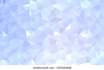 Light BLUE vector gradient triangles texture. Colorful illustration in polygonal style with gradient. Brand new style for your business design.