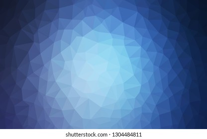 Light BLUE vector gradient triangles texture. A sample with polygonal shapes. A new texture for your web site.