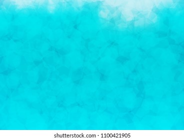 Light BLUE vector hexagon mosaic template. Illustration in abstract style with gradient. Brand new style for your business design.