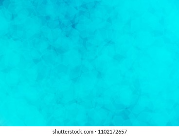 Light BLUE vector hexagon mosaic background. Glitter abstract illustration with an elegant design. The textured pattern can be used for background.