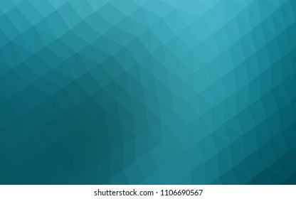 Light BLUE vector hexagon mosaic texture. Colorful abstract illustration with gradient. The textured pattern can be used for background.