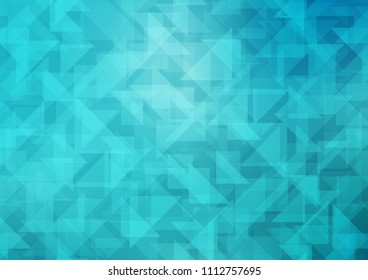 Light BLUE vector hexagon mosaic texture. A sample with polygonal shapes. A new texture for your design.