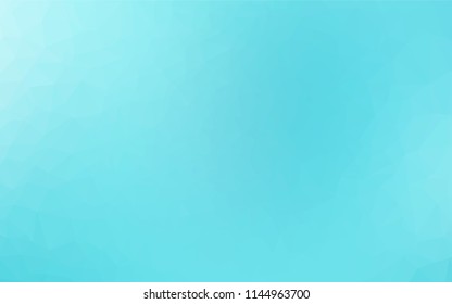 Light BLUE vector hexagon mosaic cover. Shining illustration, which consist of triangles. The template can be used as a background for cell phones.