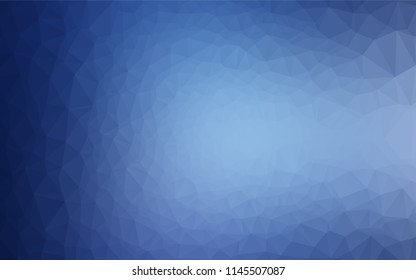 Light BLUE vector hexagon mosaic texture. Colorful abstract illustration with gradient. Brand new design for your business.