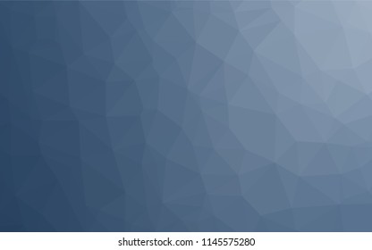 Light BLUE vector hexagon mosaic texture. Modern geometrical abstract illustration with gradient. The template can be used as a background for cell phones.