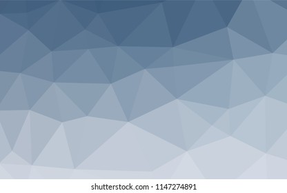 Light BLUE vector hexagon mosaic texture. Brand new colored illustration in blurry style with gradient. Brand new design for your business.