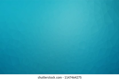 Light BLUE vector hexagon mosaic texture. A completely new color illustration in a vague style. Brand new style for your business design.
