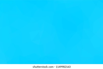 Light BLUE vector hexagon mosaic template. A vague abstract illustration with gradient. Brand new style for your business design.
