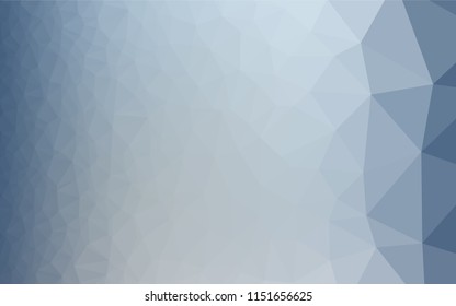 Light BLUE vector hexagon mosaic texture. Colorful abstract illustration with gradient. The template can be used as a background for cell phones.