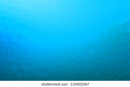 Light BLUE vector hexagon mosaic texture. Modern geometrical abstract illustration with gradient. Brand new design for your business.
