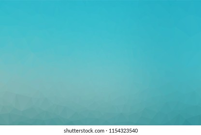 Light BLUE vector hexagon mosaic template. An elegant bright illustration with gradient. Brand new design for your business.