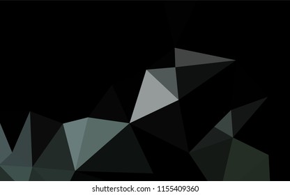Light BLUE vector hexagon mosaic cover. Creative illustration in halftone style with gradient. Brand new design for your business.
