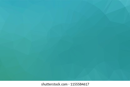 Light BLUE vector hexagon mosaic cover. Brand new colored illustration in blurry style with gradient. The template can be used as a background for cell phones.