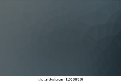 Light BLUE vector hexagon mosaic template. A completely new color illustration in a vague style. Brand new style for your business design.