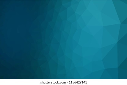 Light BLUE vector hexagon mosaic cover. Creative illustration in halftone style with gradient. The template can be used as a background for cell phones.