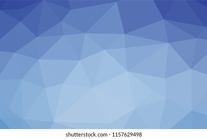 Light BLUE vector hexagon mosaic texture. An elegant bright illustration with gradient. Brand new style for your business design.