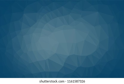 Light BLUE vector hexagon mosaic template. A vague abstract illustration with gradient. Brand new style for your business design.