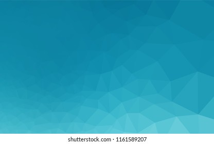 Light BLUE vector hexagon mosaic template. Shining colored illustration in a Brand new style. Brand new design for your business.