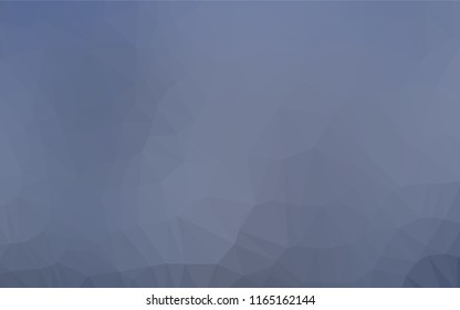 Light BLUE vector hexagon mosaic texture. A vague abstract illustration with gradient. A completely new design for your business.