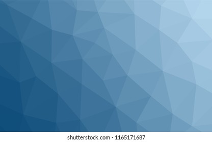 Light BLUE vector hexagon mosaic texture. Modern geometrical abstract illustration with gradient. Brand new design for your business.