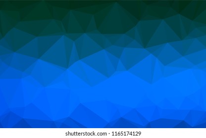 Light BLUE vector hexagon mosaic texture. Shining colored illustration in a Brand new style. The textured pattern can be used for background.