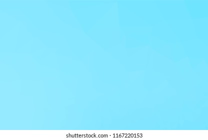 Light BLUE vector hexagon mosaic template. A sample with polygonal shapes. The template can be used as a background for cell phones.