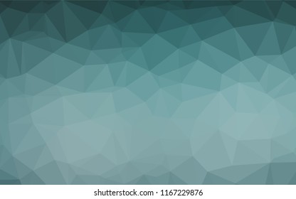 Light BLUE vector hexagon mosaic cover. Colorful illustration in abstract style with gradient. A completely new design for your business.