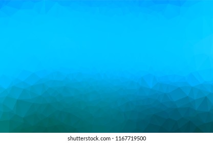 Light BLUE vector hexagon mosaic texture. Shining colored illustration in a Brand new style. The template can be used as a background for cell phones.